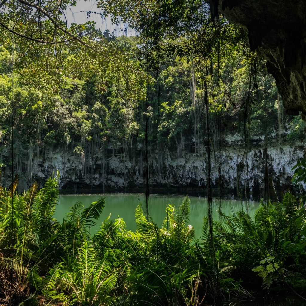 Cenote Cueva de los Peces. Three Eyes Dominican Republic